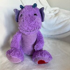 Charming Purple Plush Dragon for Kids
